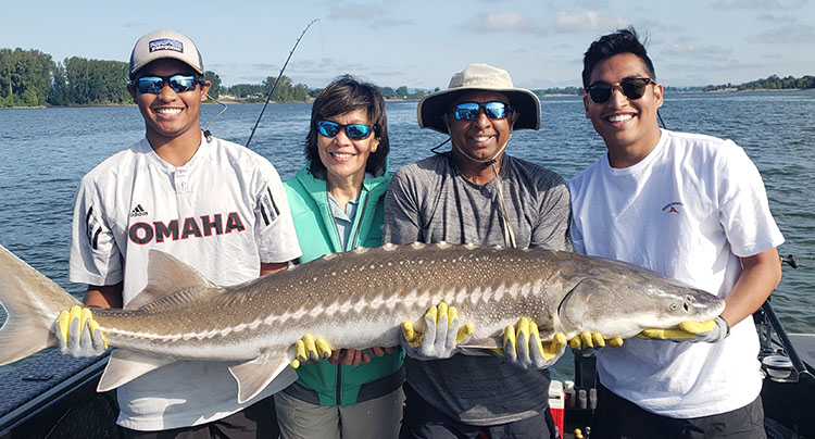 Portland Sturgeon Fishing Trips