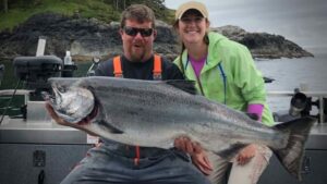 Catching Salmon in Astoria Oregon