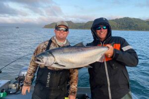 Catching Salmon in Astoria Oregon