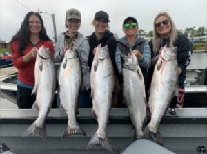 Catching Salmon in Astoria Oregon